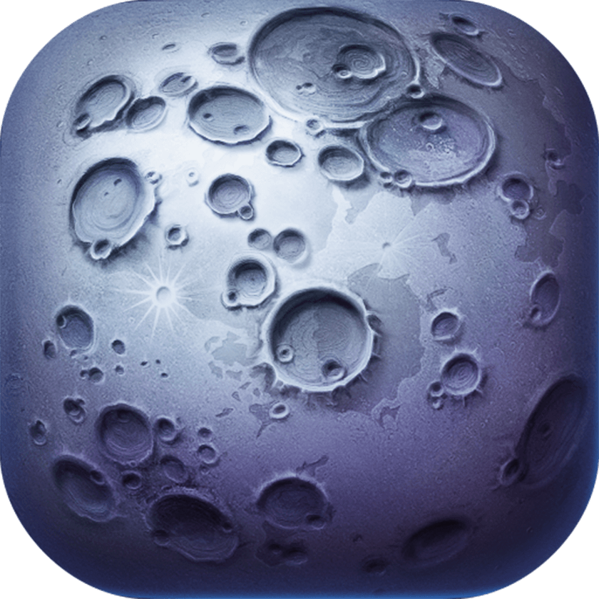 Badge app icon - Moon