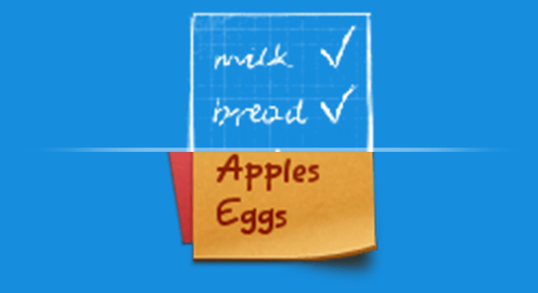 Shopping List icon rendering